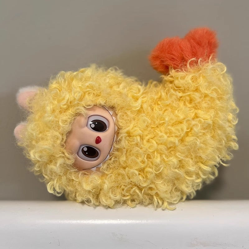 Labubu Shrimp Tempura Outfit | Labubu Costume| Perfect Birthday Gift | Kids & Teen Gift | Emotional Support Plush Accessory