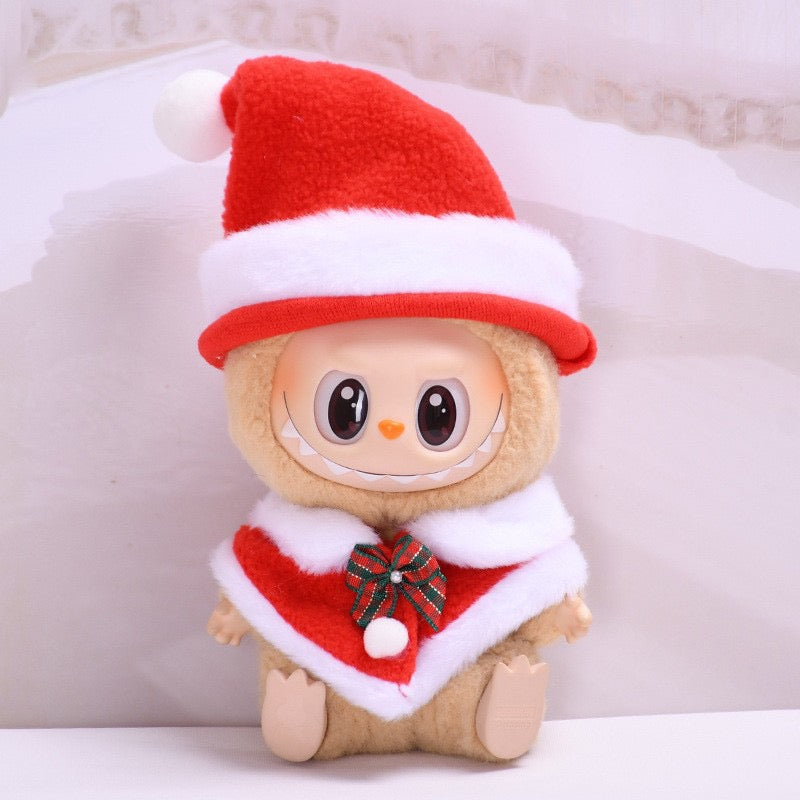 Christmas Labubu Outfit | Plush Outfit | Birthday Gift | Perfect Gift| Christmas Ornament