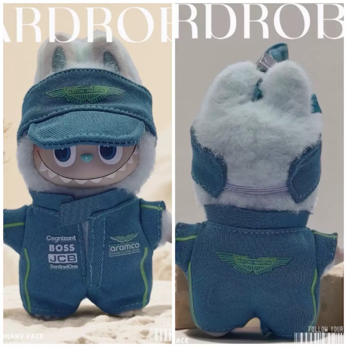 Mini Labubu F1 Outfit| Love for Pin Labubu| Ferrari F1 team| Williams Racing F1 Team| Mercedes Benz| Red Bull| Aston Martin| McLaren| Alpine|HAAS| Perfect Gift
