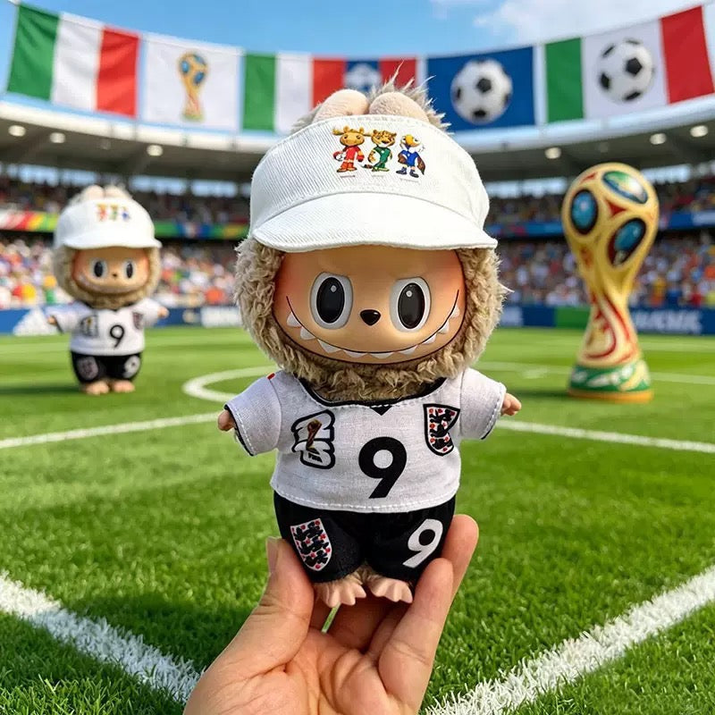 Labubu FIFA World Cup England Soccer Jersey| Birthday Gift| Kids and Teenager Gift