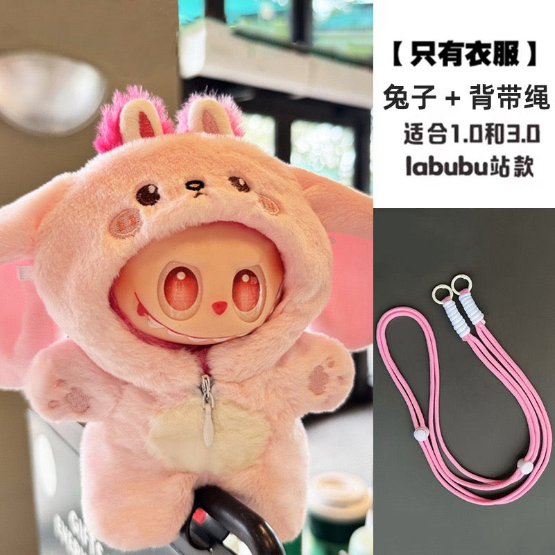 Labubu Outfit | Plush Outfit | Birthday Gift | Perfect Gift for Kids, Teens & Animal Lovers 🧸