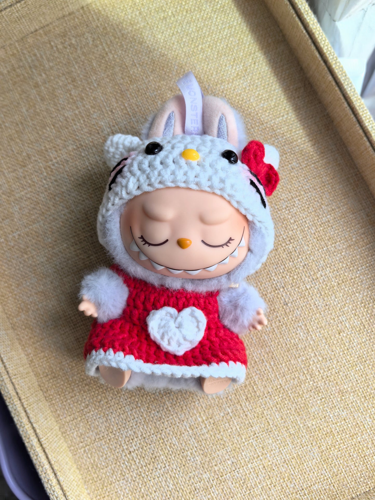 Hello Kitty and Melody Labubu Outfit|handmade crochet Outfit |Perfect Gift | Kids and Teenager Gift| Emotional Support