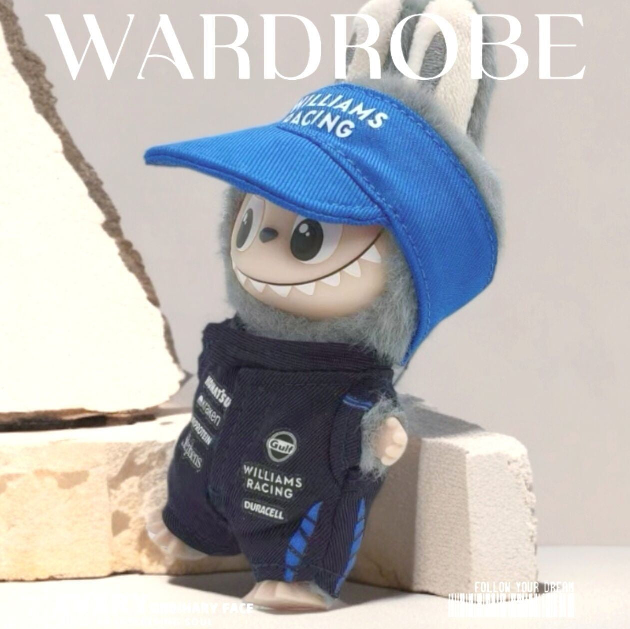 Mini Labubu F1 Outfit| Love for Pin Labubu| Ferrari F1 team| Williams Racing F1 Team| Mercedes Benz| Red Bull| Aston Martin| McLaren| Alpine|HAAS| Perfect Gift