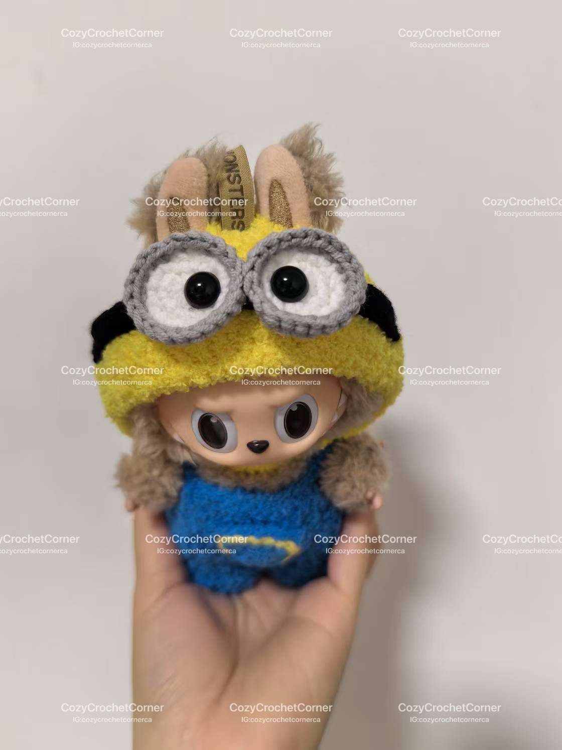 Minions Labubu Outfit|handmade crochet Outfit |Perfect Gift | Kids and Teenager Gift| Emotional Support