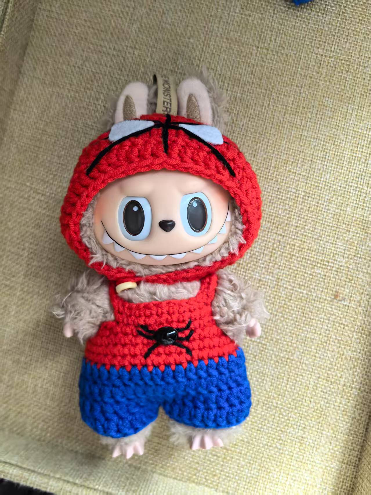 Spiderman Labubu Outfit|handmade crochet Outfit |Perfect Gift | Kids and Teenager Gift| Emotional Support
