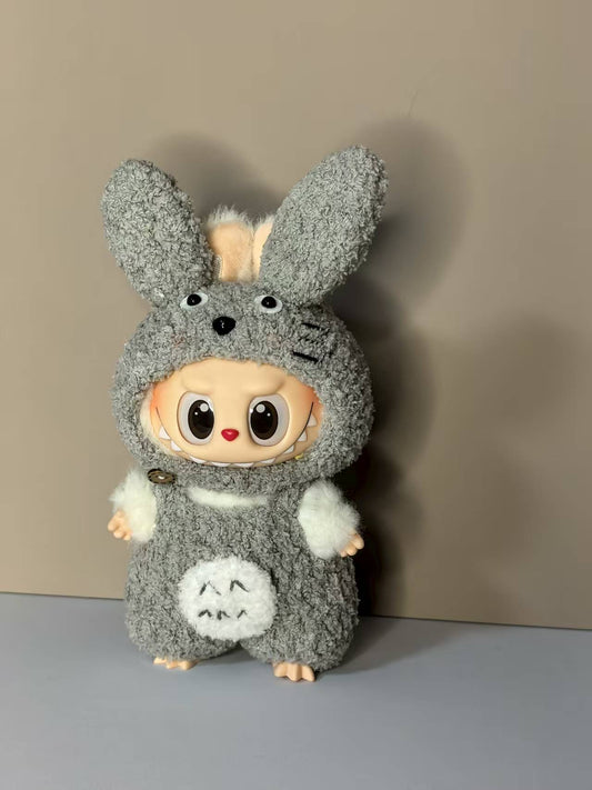 Totoro Chinchilla Labubu Outfit|handmade crochet Outfit |Perfect Gift | Kids and Teenager Gift| Emotional Support