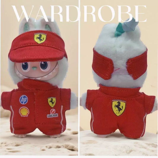Mini Labubu F1 Outfit| Love for Pin Labubu| Ferrari F1 team| Williams Racing F1 Team| Mercedes Benz| Red Bull| Aston Martin| McLaren| Alpine|HAAS| Perfect Gift