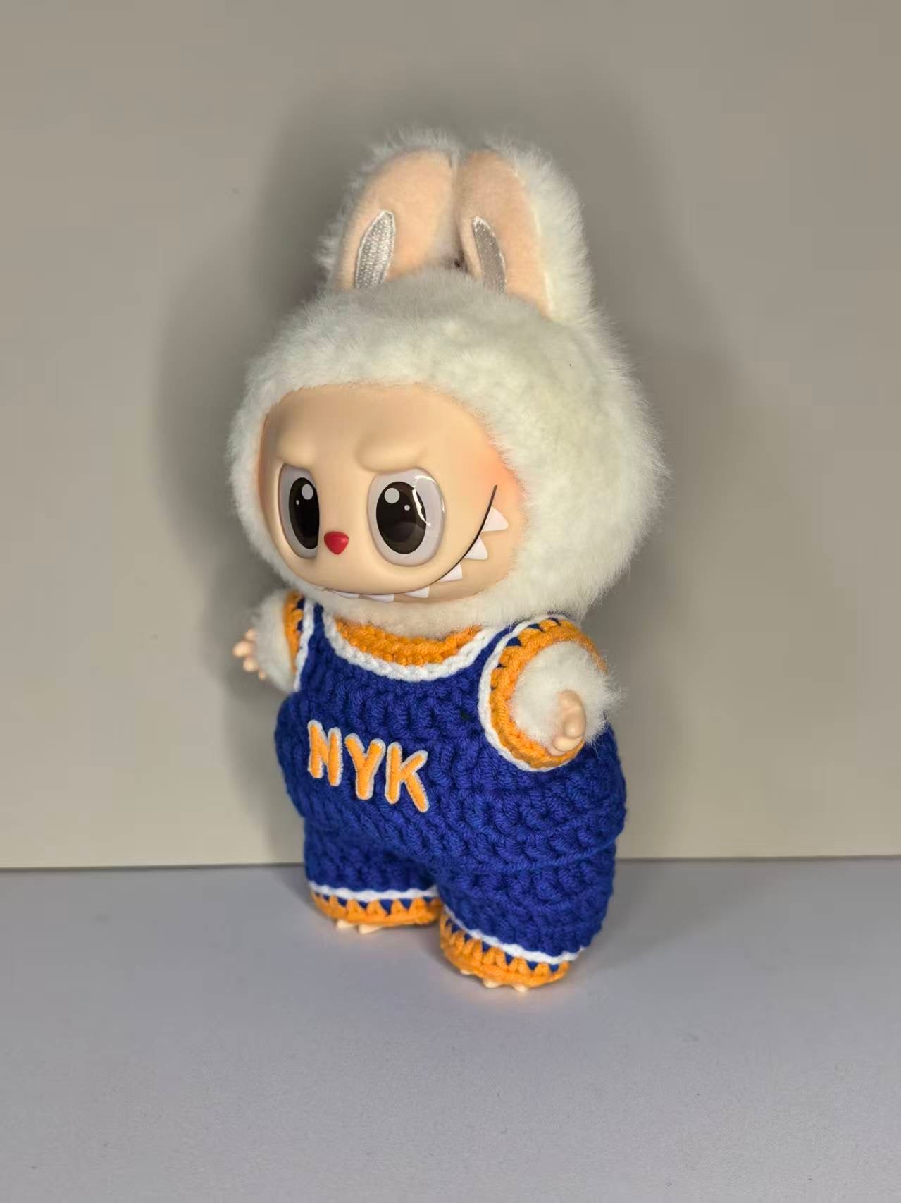 New York Knicks Labubu Jersey|handmade crochet Outfit |Labubu Basketball| Perfect Gift | Emotional Support