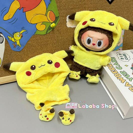 Labubu Pikachu Outfit | Birthday Gift | Perfect Gift for Kids & Teens | Cute Collectible Costume