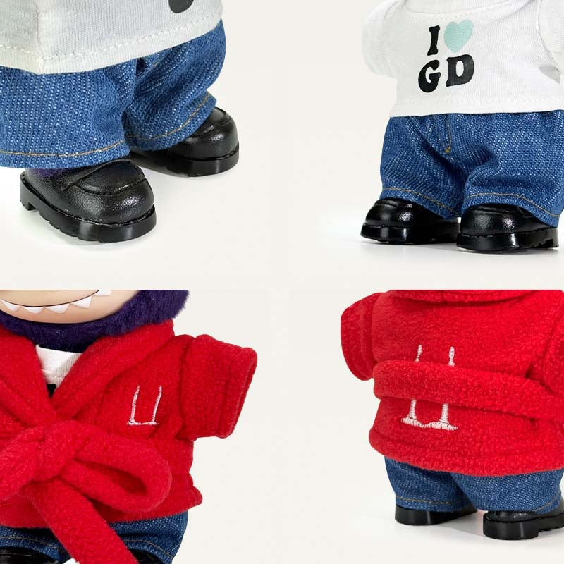 Labubu G-Dragon Outfit | K Pop Inspired| 17cm Labubu 38cm Labubu |Perfect Gift | Kids and Teenager Gift