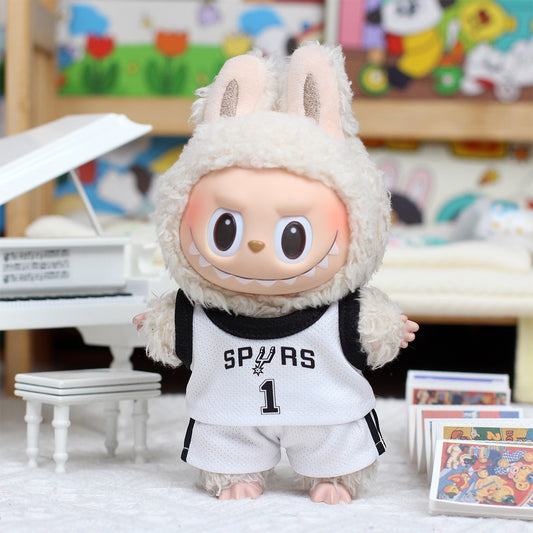 🏀 Labubu Basketball Jersey – Warriors | Boston | Spurs | Lakers | Nuggets | Struggle Outfit