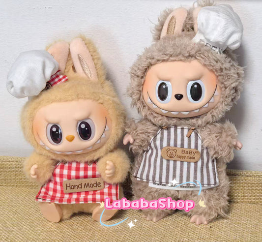 Labubu Chef Hat and Apron| Chef Clothes |  Birthday Gift| Perfect Gift | Kids and Teenager Gift| Chef Gift| Baker Gift