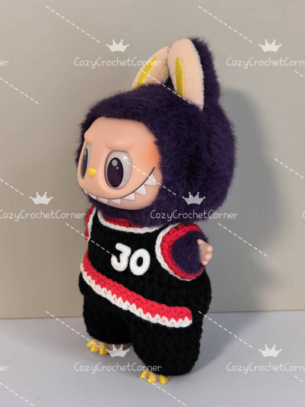 Portland Trail Blazers Labubu Jersey|handmade crochet Outfit |Labubu Basketball| Perfect Gift | Emotional Support