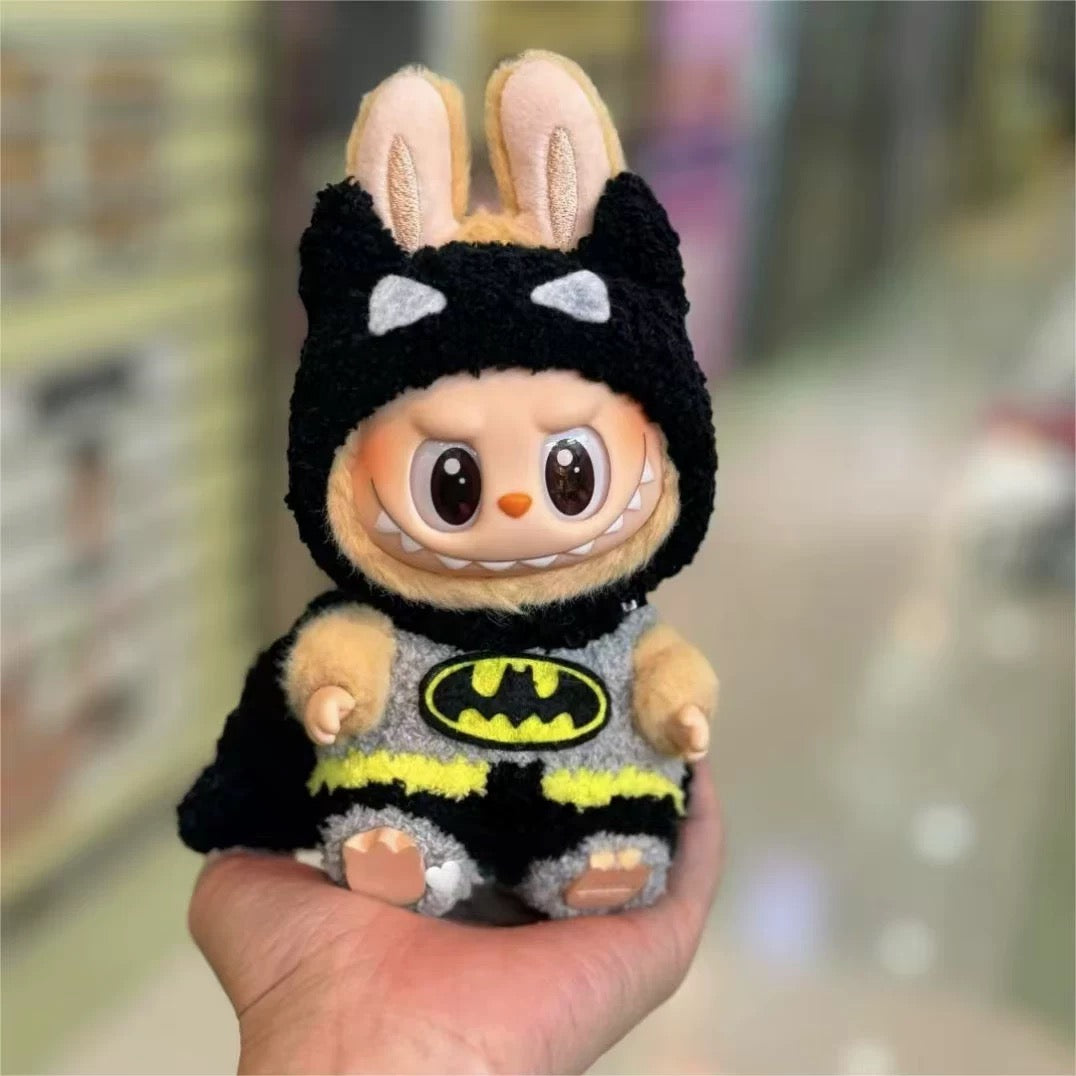 Batman Labubu Outfit|handmade crochet Outfit |Perfect Gift | Kids and Teenager Gift| Emotional Support