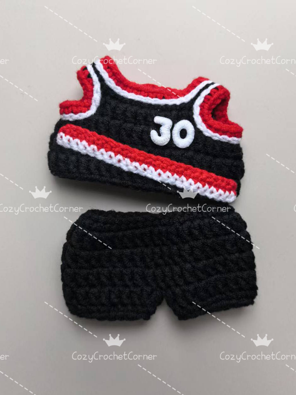 Portland Trail Blazers Labubu Jersey|handmade crochet Outfit |Labubu Basketball| Perfect Gift | Emotional Support