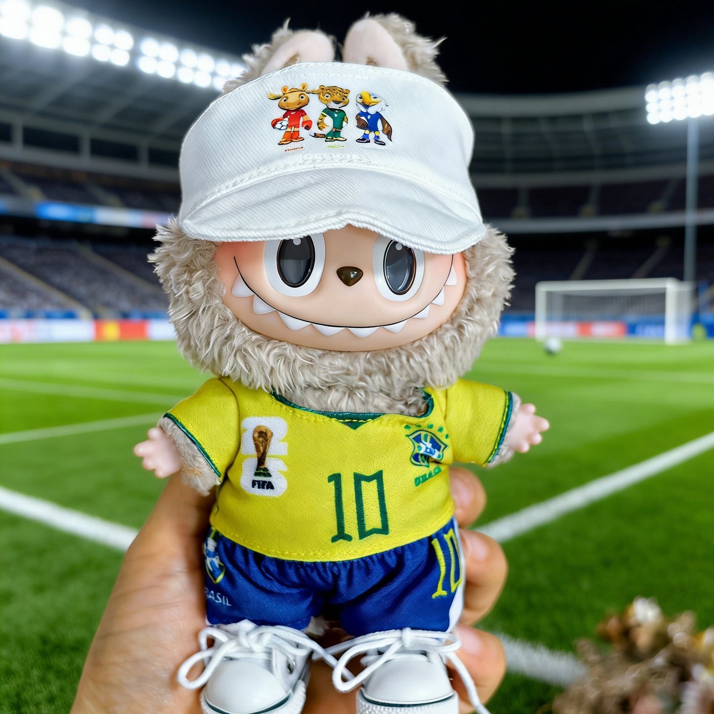 Labubu FIFA World Cup Brazil Soccer Jersey| Birthday Gift| Kids and Teenager Gift