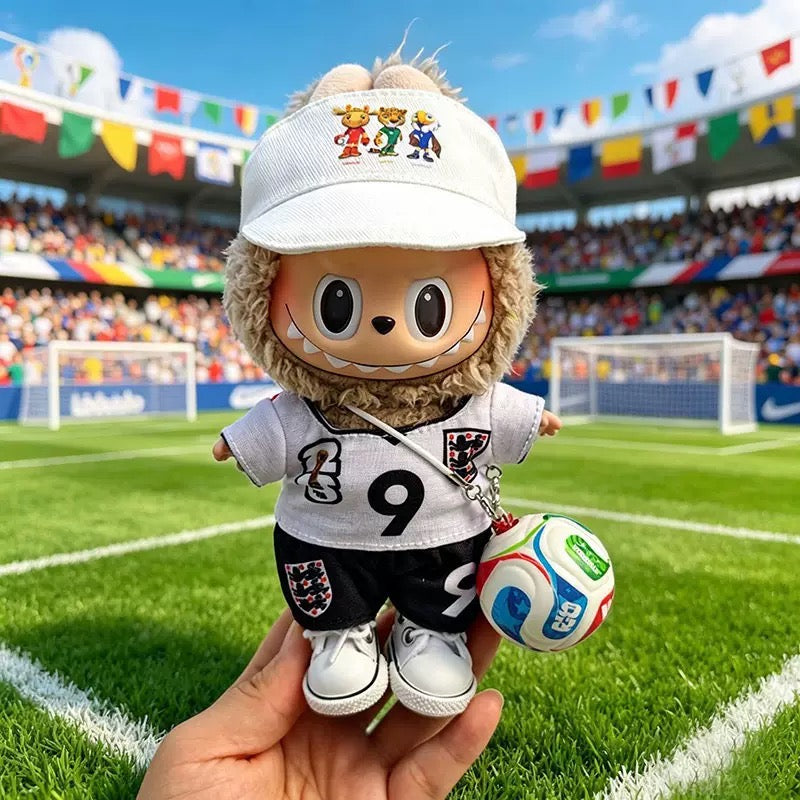 Labubu FIFA World Cup England Soccer Jersey| Birthday Gift| Kids and Teenager Gift