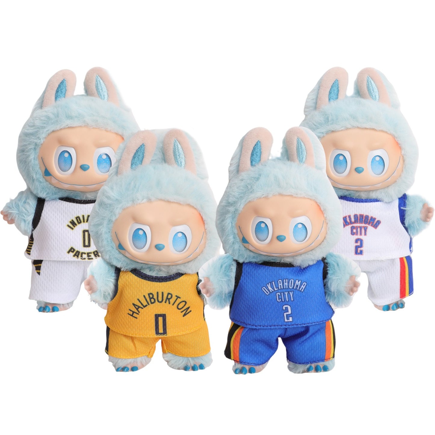 🏀 Labubu Basketball Jersey – Indiana Pacers| Haliburton|Oklahoma City Thunder Outfit