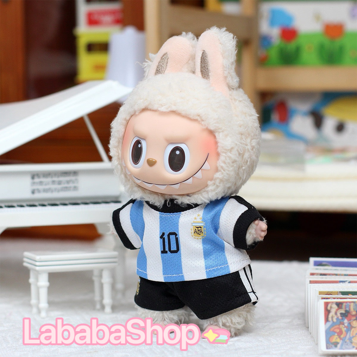 Labubu Soccer Jersey|Ronaldo, Messi  Outfit |  Birthday Gift| Perfect Gift | Kids and Teenager Gift
