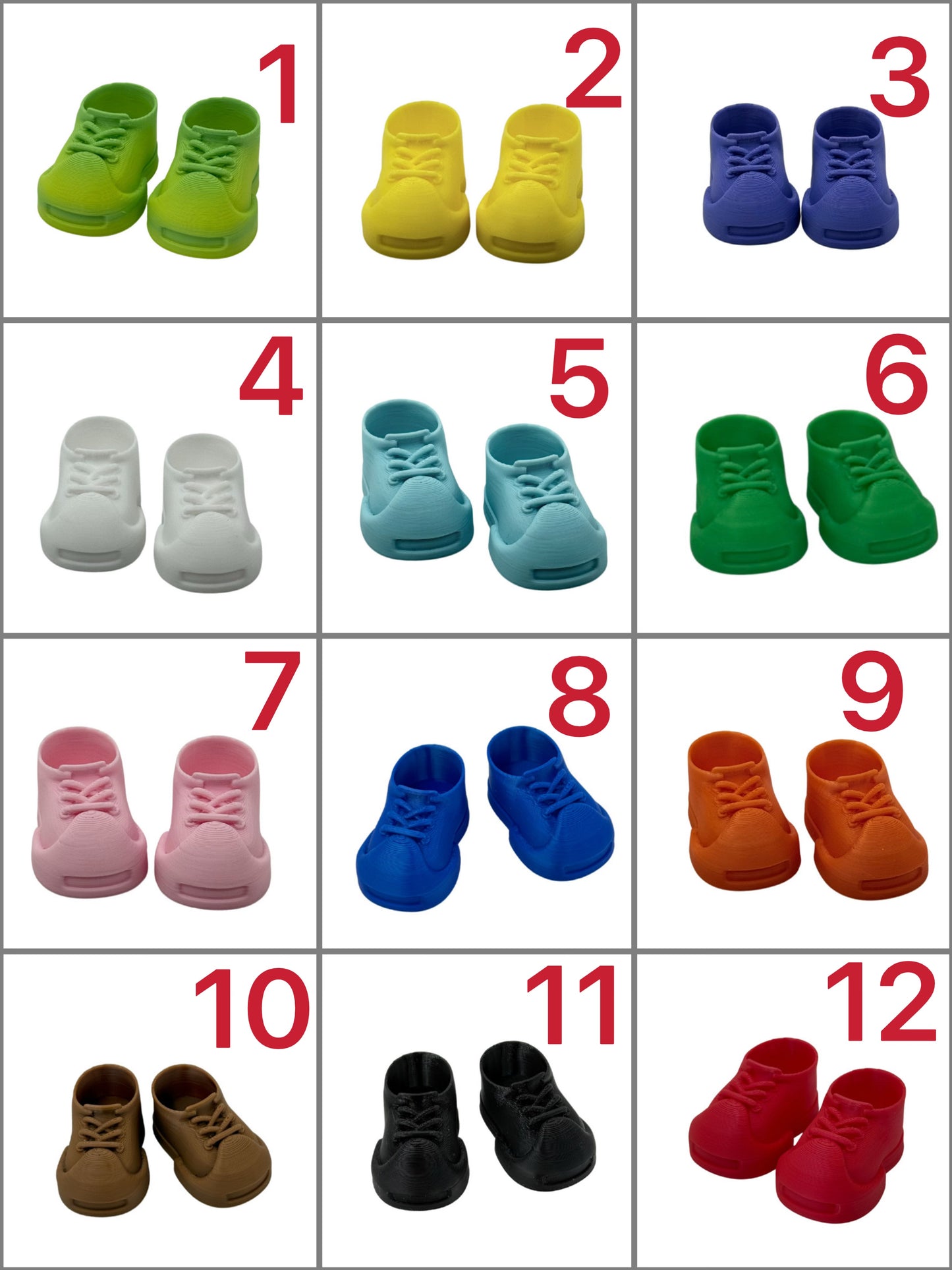 Labubu Sneakers | Plush Shoes | Multiple Colors | Labubu Accessories | Help Labubu Stand Better | Perfect Gift
