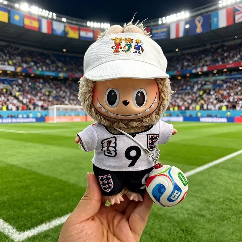 Labubu FIFA World Cup England Soccer Jersey| Birthday Gift| Kids and Teenager Gift