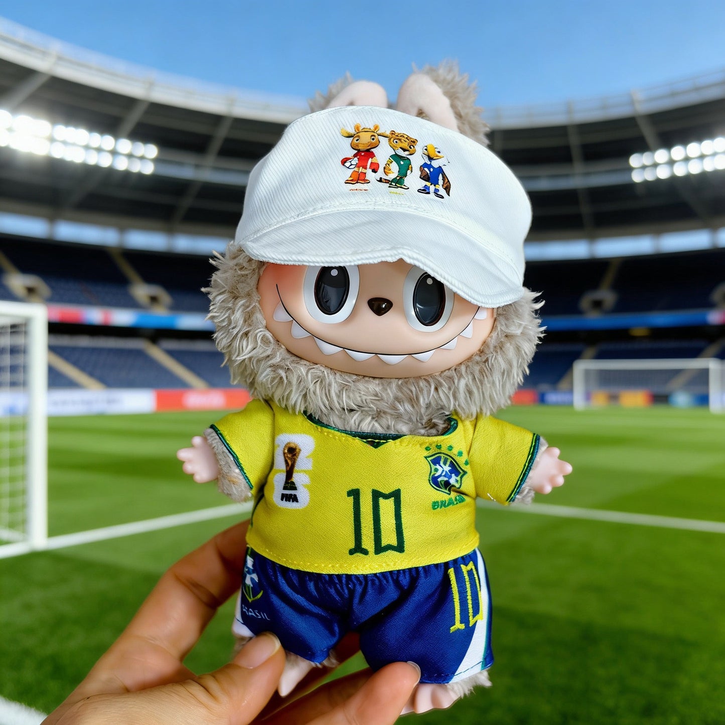 Labubu FIFA World Cup Brazil Soccer Jersey| Birthday Gift| Kids and Teenager Gift