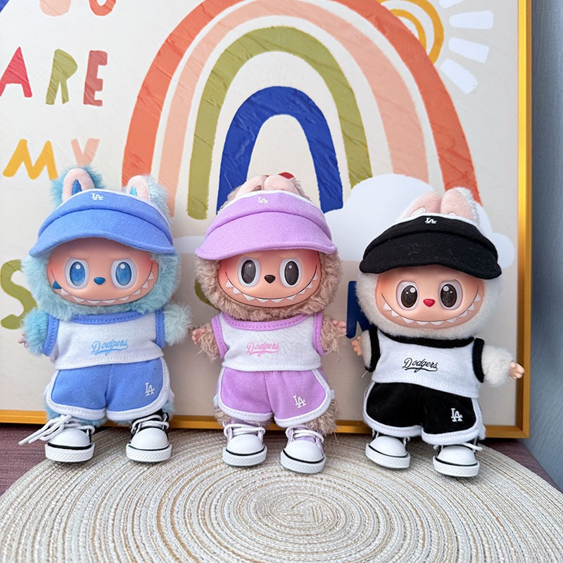 Labubu LA Hat + Dodgers Outfit Set| LA sports Outfit |Multicolors| Perfect Gift| Kids and Teenager Gift