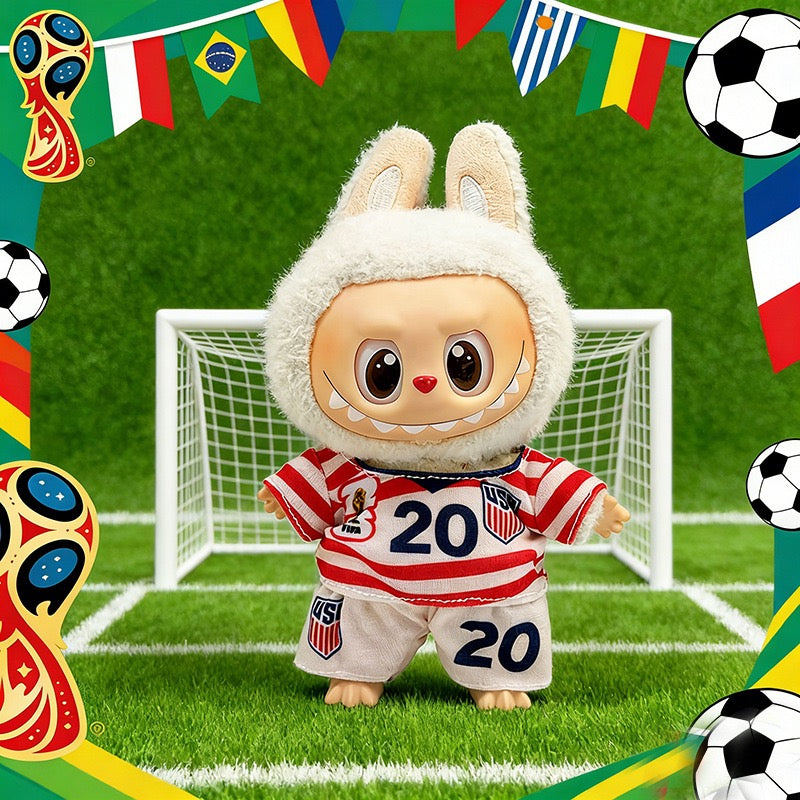 Labubu FIFA World Cup USA Soccer Jersey| Birthday Gift| Kids and Teenager Gift