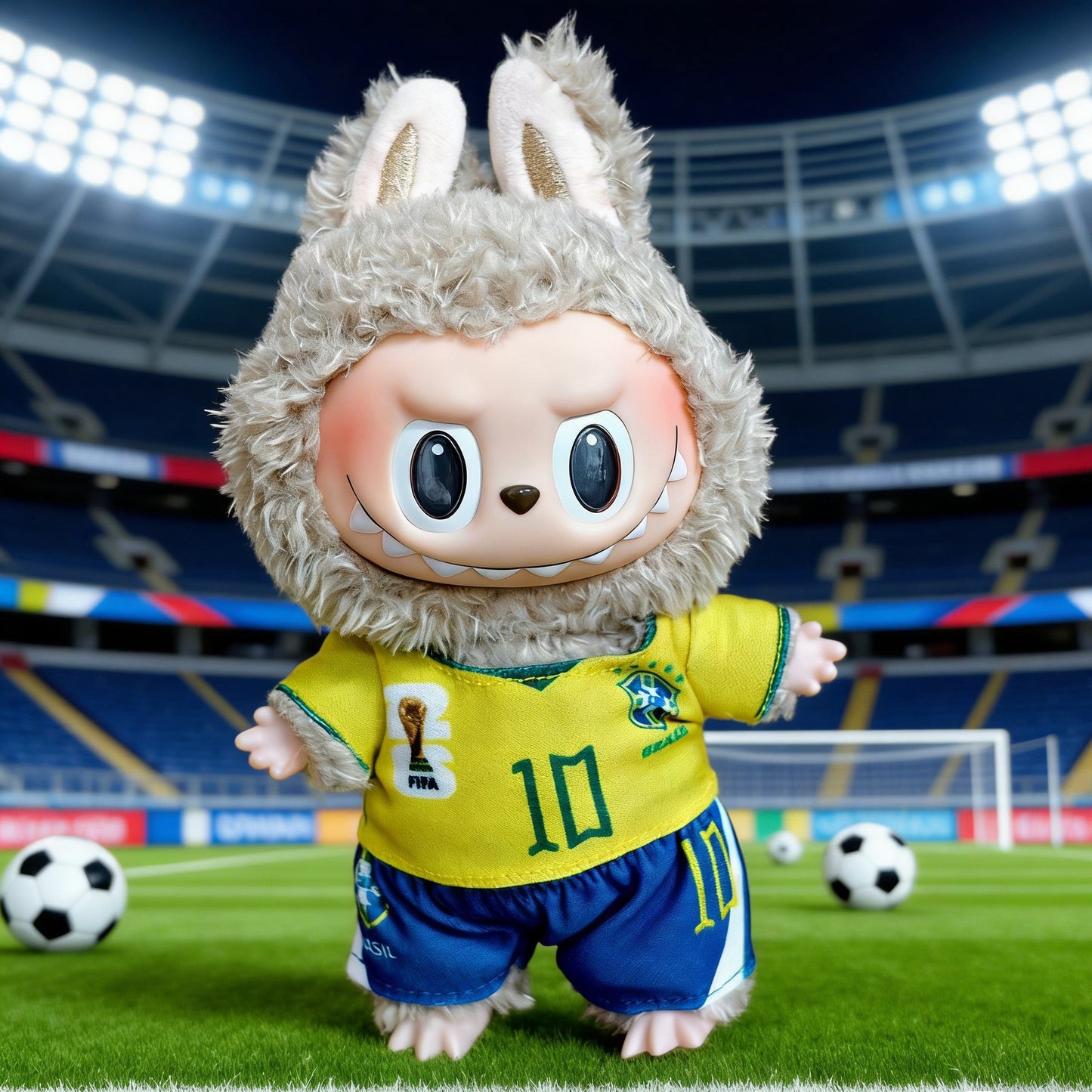 Labubu FIFA World Cup Brazil Soccer Jersey| Birthday Gift| Kids and Teenager Gift