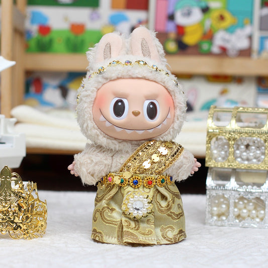Labubu Thai Outfit | Thailand Traditional Dress| Perfect Birthday Gift | Kids & Teen Gift | Emotional Support Plush Accessory