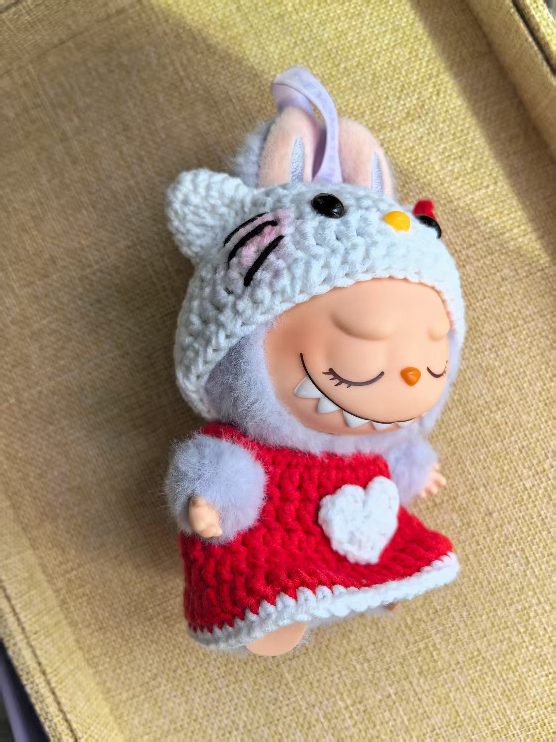 Hello Kitty and Melody Labubu Outfit|handmade crochet Outfit |Perfect Gift | Kids and Teenager Gift| Emotional Support