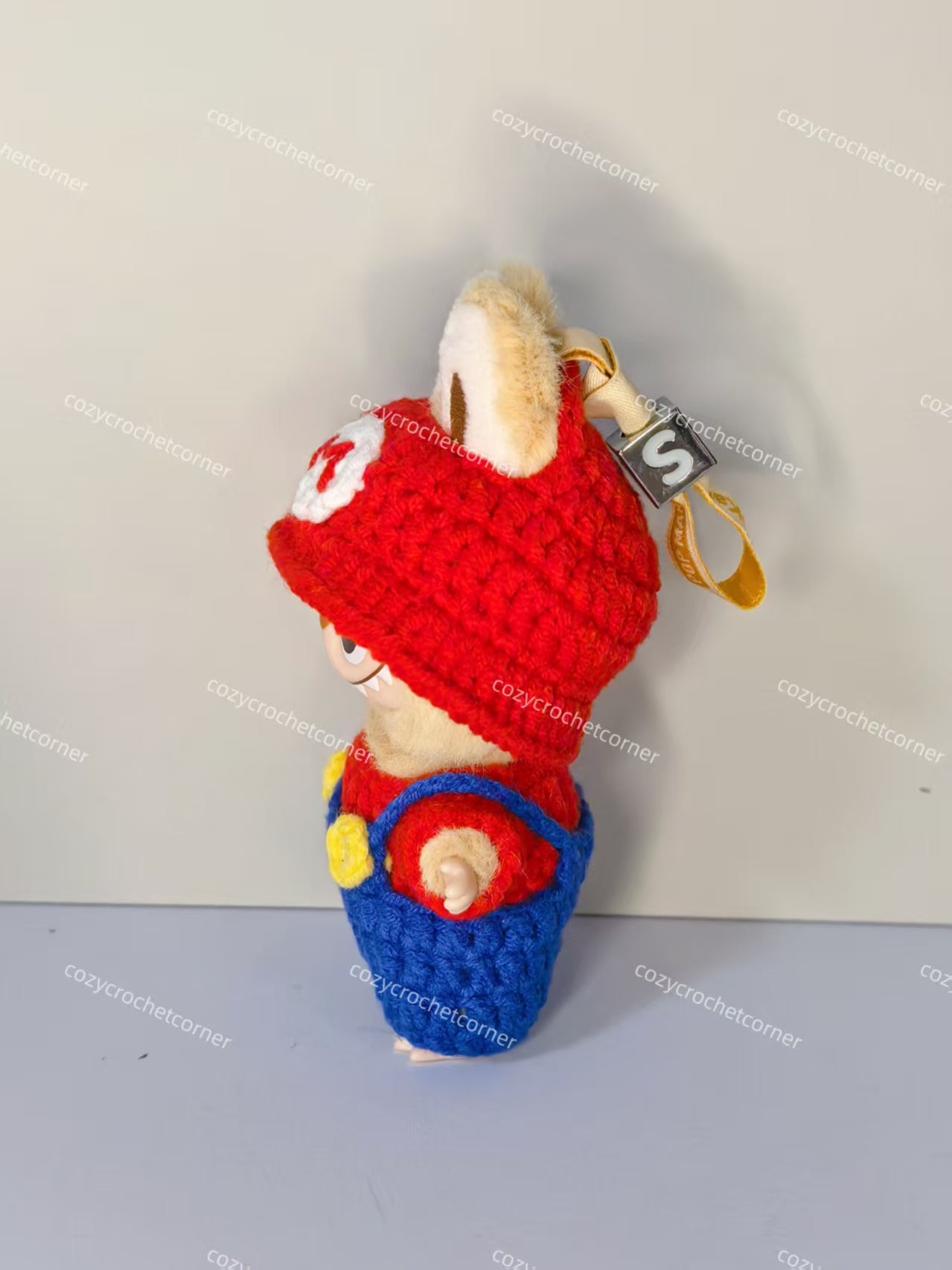Super Mario Labubu Outfit|handmade crochet Outfit |Perfect Gift | Kids and Teenager Gift| Emotional Support