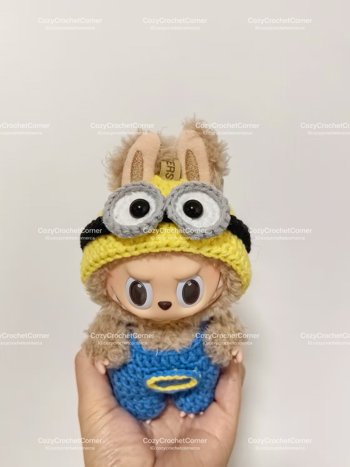 Minions Labubu Outfit|handmade crochet Outfit |Perfect Gift | Kids and Teenager Gift| Emotional Support