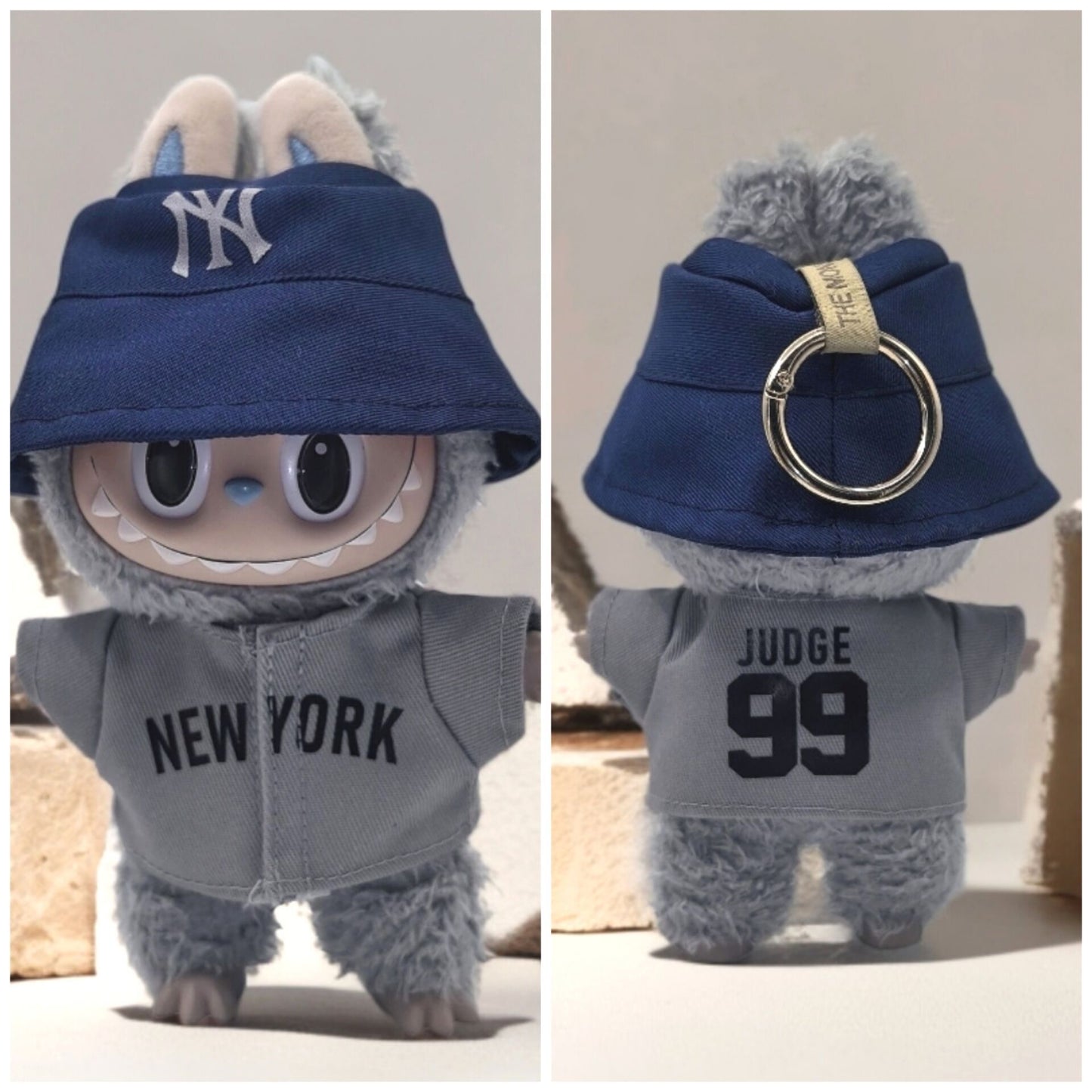 Labubu New York Yankees #99 Jersey and Hat Set| Baseball Outfit |Perfect Gift| Kids and Teenager Gift