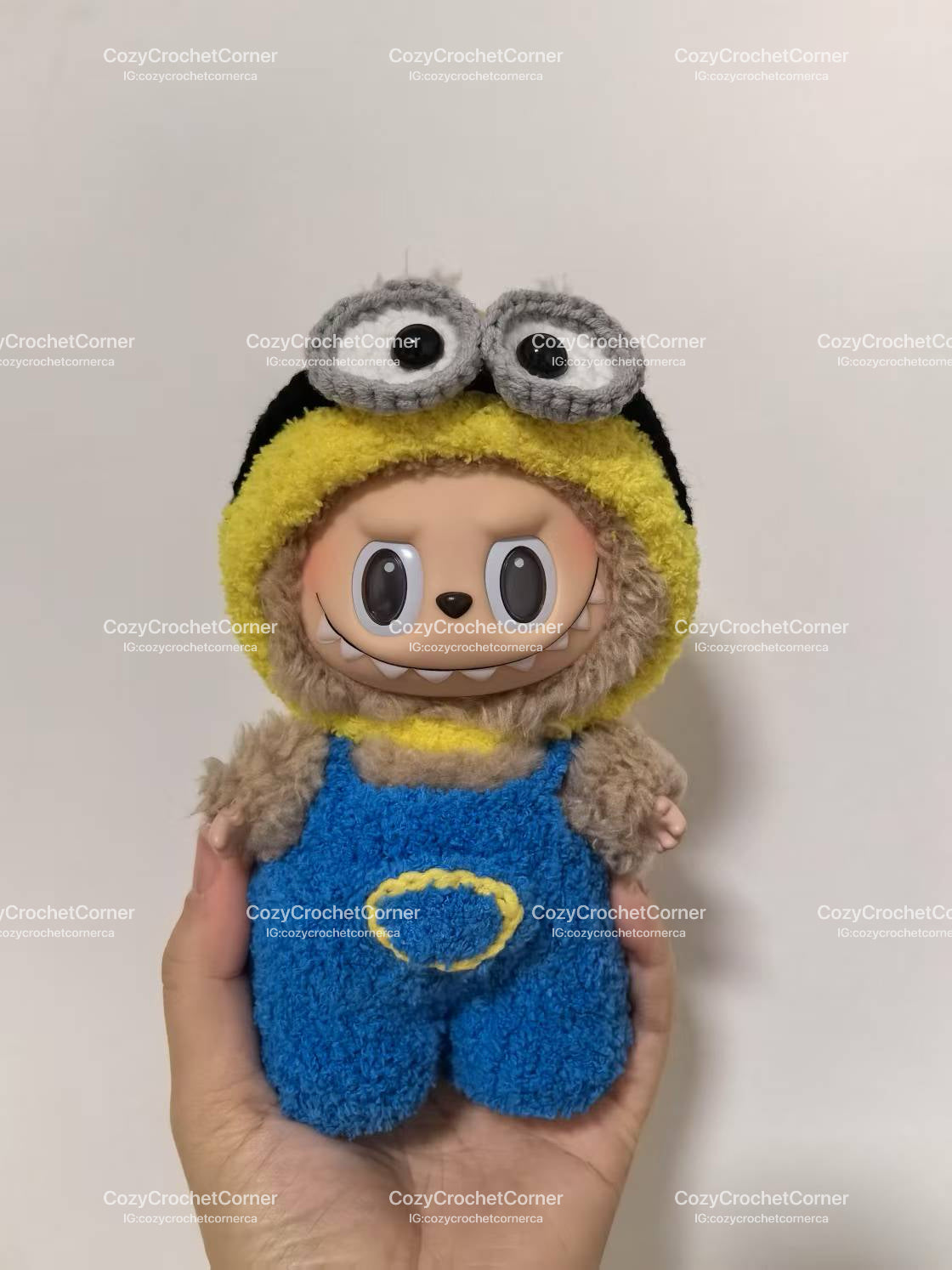 Minions Labubu Outfit|handmade crochet Outfit |Perfect Gift | Kids and Teenager Gift| Emotional Support