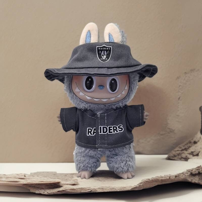 Labubu Raiders Jersey and Hat Set| Football Outfit |Perfect Gift| Kids and Teenager Gift