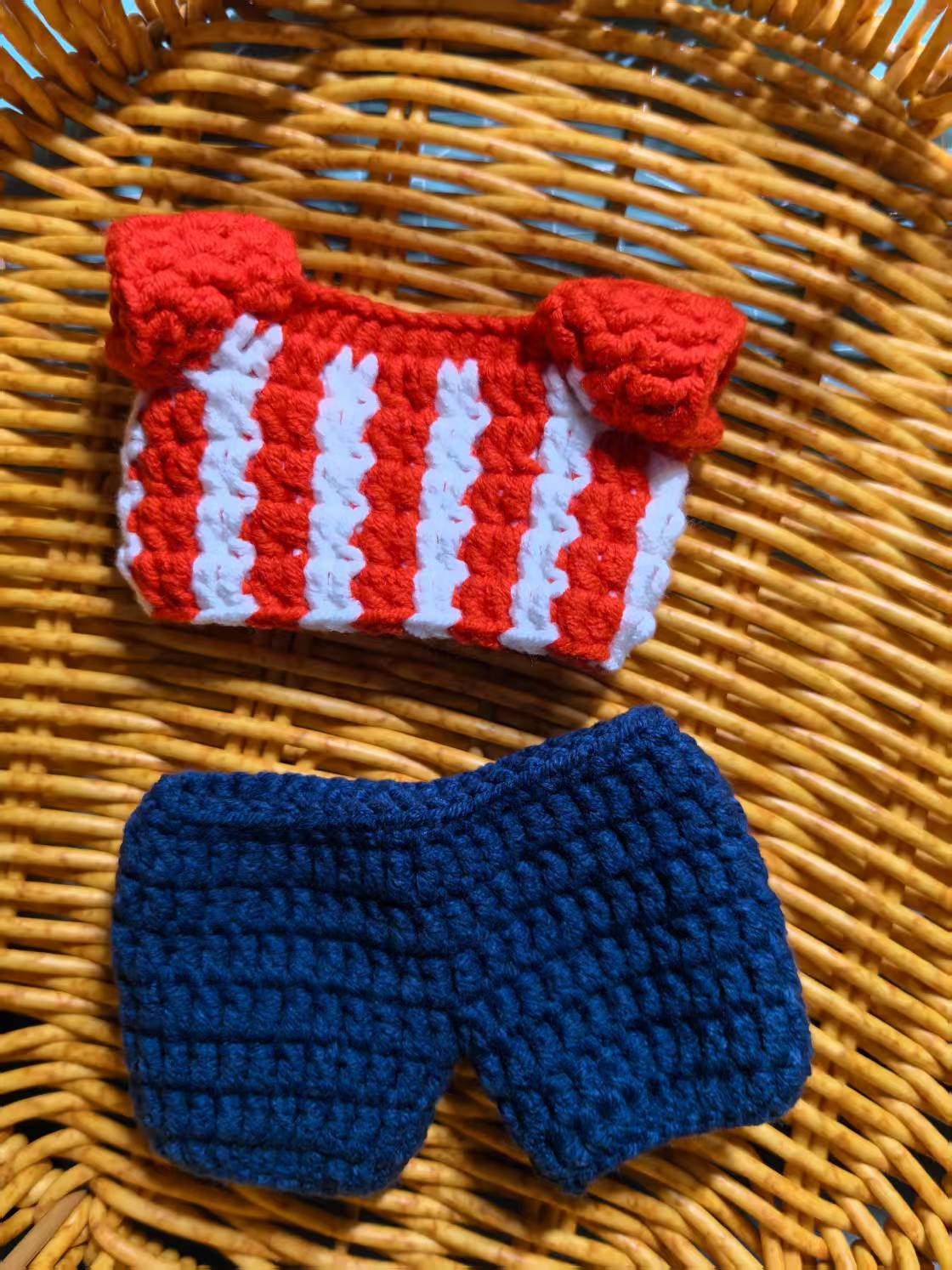 Chivas Labubu Jersey | Handmade Crochet| Labubu Soccer Jersey | Perfect Gift | Emotional Support Plush Accessory