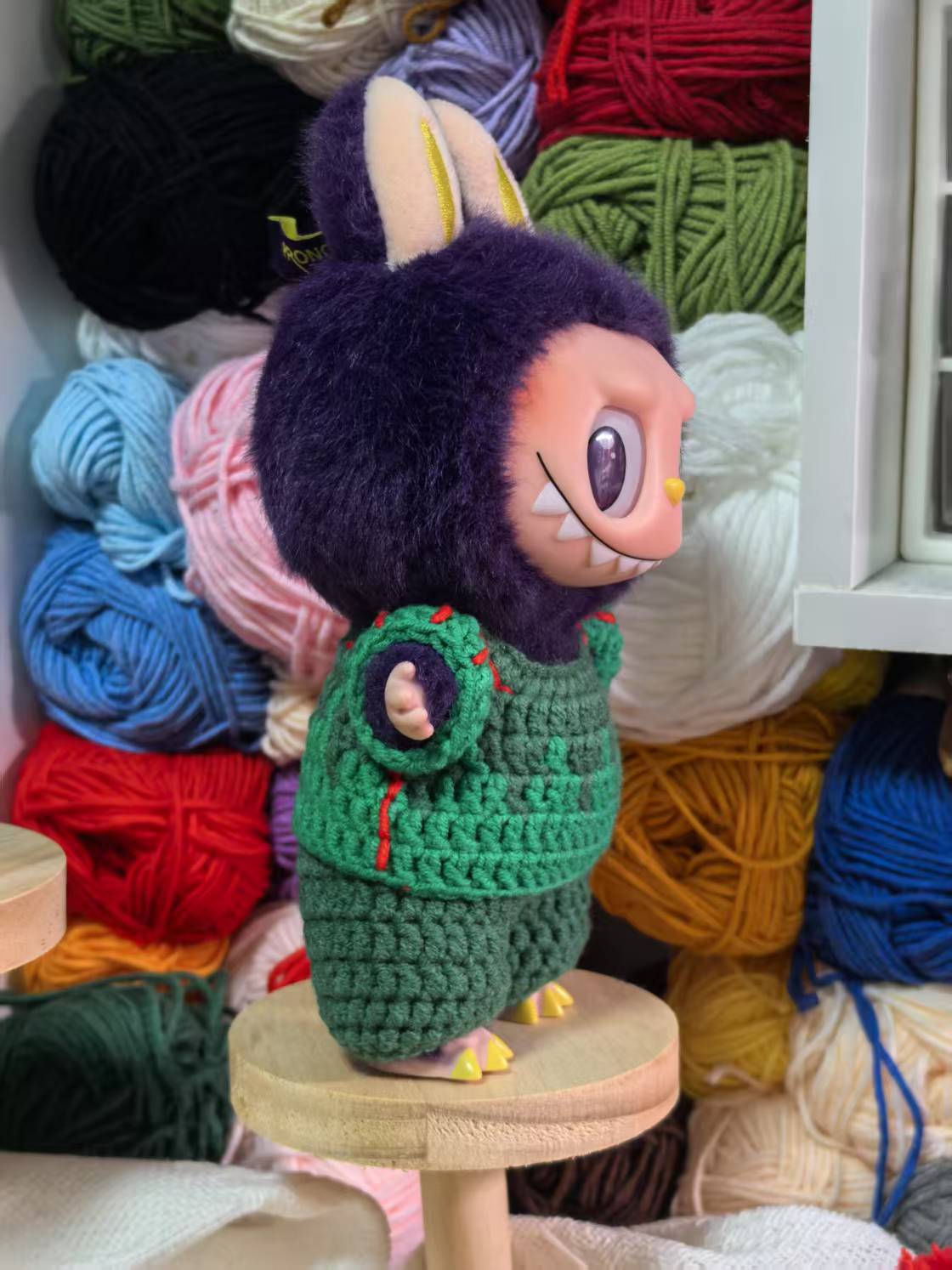 Mexico Labubu Jersey | Handmade Crochet| Labubu football Jersey | Perfect Gift | Emotional Support Plush Accessory