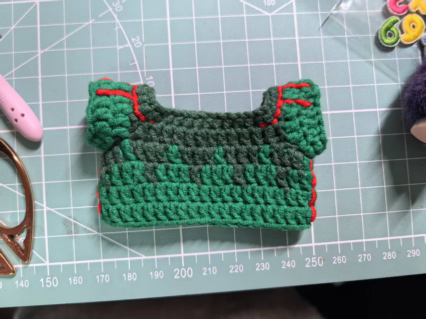 Mexico Labubu Jersey | Handmade Crochet| Labubu football Jersey | Perfect Gift | Emotional Support Plush Accessory