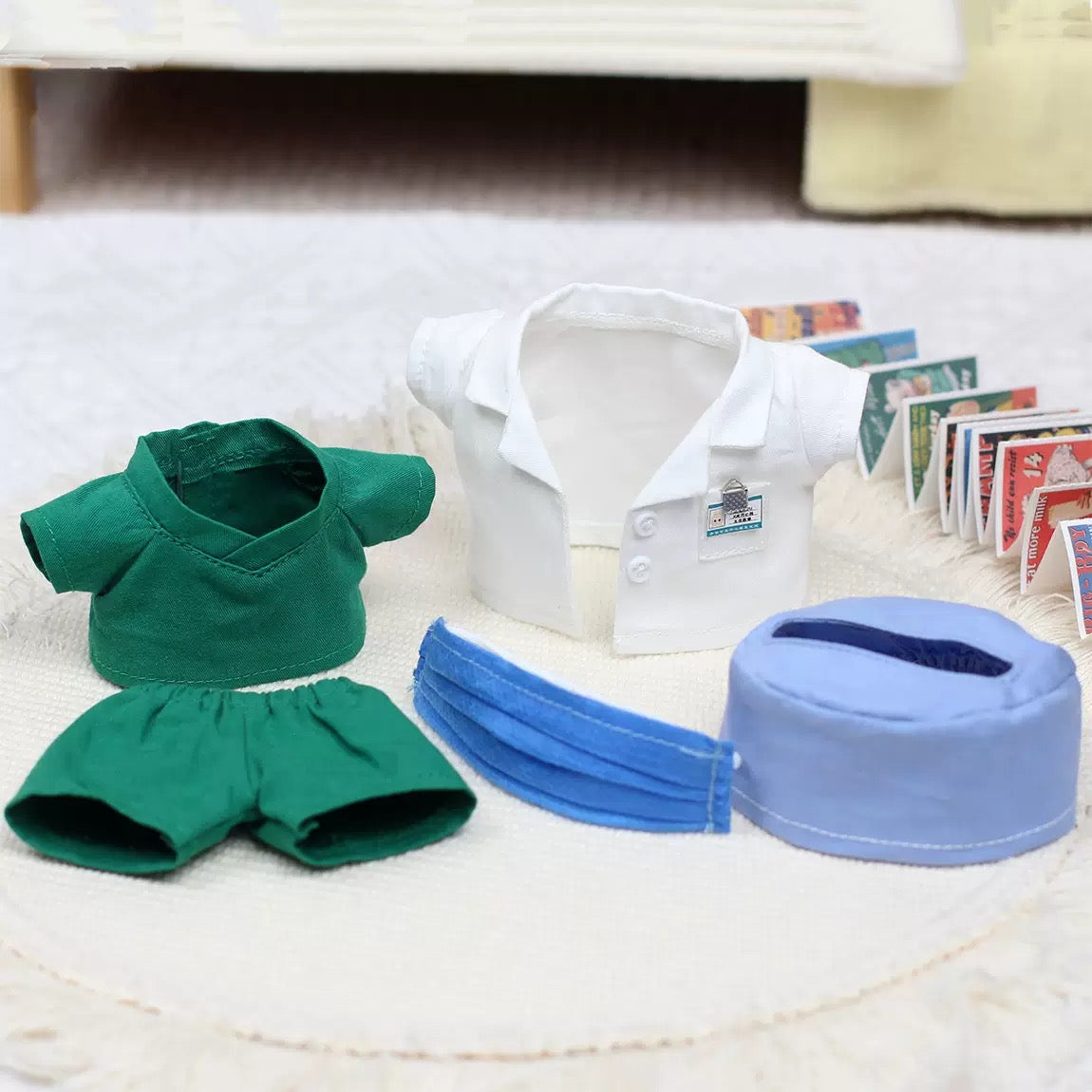 Labubu Doctor and Nurse Outfit | Medical Outfit | Perfect Birthday Gift | Doctor Gift | Emotional Support Plush Accessory