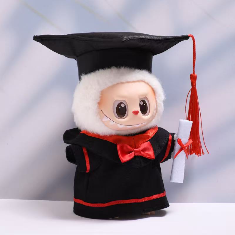 Labubu Graduation Gown and Hat Set| Graduation gown| Perfect Gift | Graduation Gift| Kids & Teenager Gift